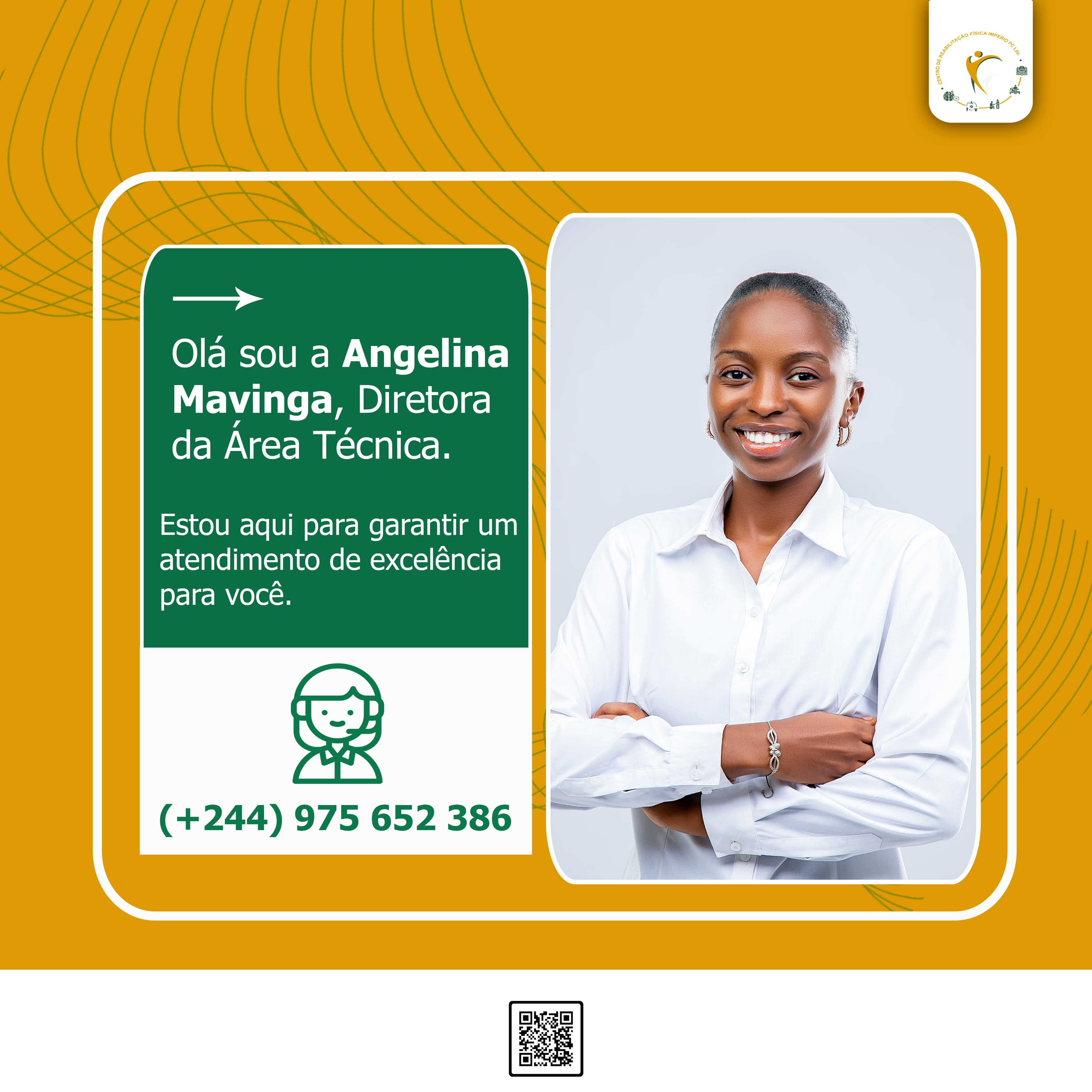 Olá sou a Angelina Mavinga